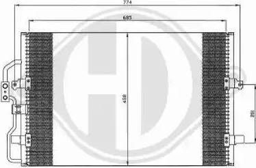 Diederichs 8349100 - Конденсатор, кондиціонер avtolavka.club