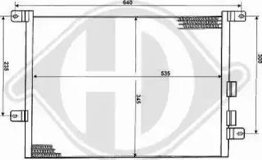 Diederichs 8305000 - Конденсатор, кондиціонер avtolavka.club