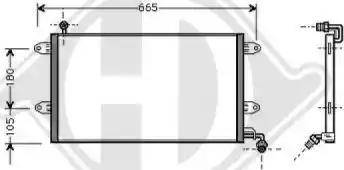 Diederichs 8221200 - Конденсатор, кондиціонер avtolavka.club