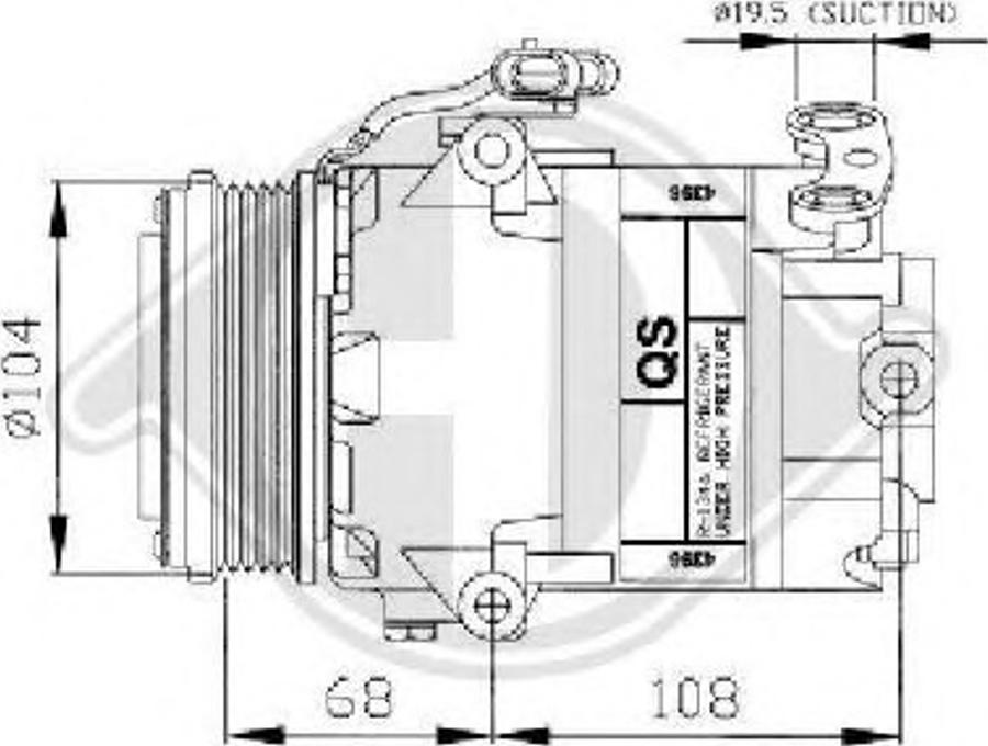 Diederichs 7180500 - Компресор, кондиціонер avtolavka.club