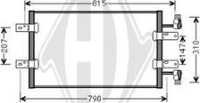 Diederichs DCC1360 - Конденсатор, кондиціонер avtolavka.club