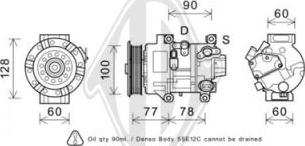 Diederichs DCK1554 - Компресор, кондиціонер avtolavka.club