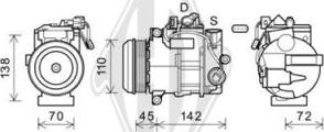 Diederichs DCK1699 - Компресор, кондиціонер avtolavka.club