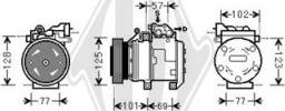 Diederichs DCK1635 - Компресор, кондиціонер avtolavka.club