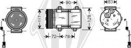 Diederichs DCK1249 - Компресор, кондиціонер avtolavka.club