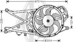 Diederichs DCL1024 - Вентилятор, охолодження двигуна avtolavka.club