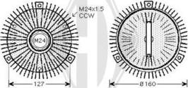 Diederichs DCL1255 - Зчеплення, вентилятор радіатора avtolavka.club