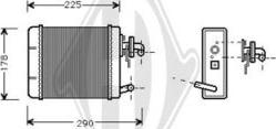 Diederichs DCM1069 - Теплообмінник, опалення салону avtolavka.club