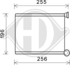 Diederichs DCM1060 - Теплообмінник, опалення салону avtolavka.club
