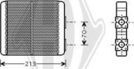 Diederichs DCM1063 - Теплообмінник, опалення салону avtolavka.club