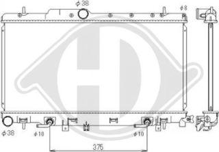 Diederichs DCM3038 - Радіатор, охолодження двигуна avtolavka.club