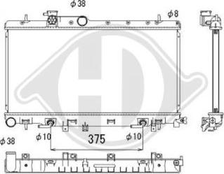 Diederichs DCM3033 - Радіатор, охолодження двигуна avtolavka.club