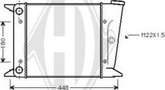 Diederichs DCM3354 - Радіатор, охолодження двигуна avtolavka.club