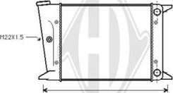 Diederichs DCM3357 - Радіатор, охолодження двигуна avtolavka.club