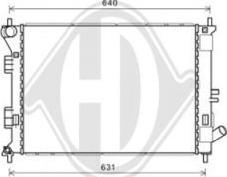Diederichs DCM3732 - Радіатор, охолодження двигуна avtolavka.club