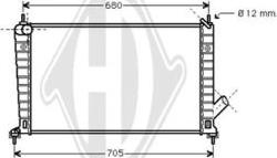 Diederichs DCM2990 - Радіатор, охолодження двигуна avtolavka.club