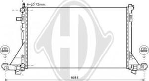 Diederichs DCM2968 - Радіатор, охолодження двигуна avtolavka.club