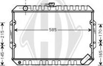 Diederichs DCM2456 - Радіатор, охолодження двигуна avtolavka.club