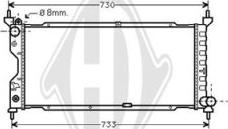 Diederichs DCM2597 - Радіатор, охолодження двигуна avtolavka.club