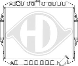 Diederichs DCM2503 - Радіатор, охолодження двигуна avtolavka.club