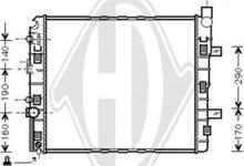 Diederichs DCM2398 - Радіатор, охолодження двигуна avtolavka.club