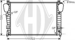 Diederichs DCM2397 - Радіатор, охолодження двигуна avtolavka.club