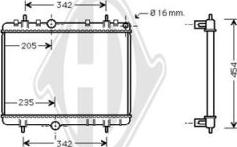 Diederichs DCM2795 - Радіатор, охолодження двигуна avtolavka.club