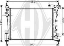Diederichs DCM2710 - Радіатор, охолодження двигуна avtolavka.club