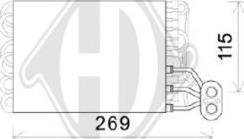 Diederichs DCV1042 - Випарник, кондиціонер avtolavka.club