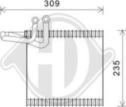 Diederichs DCV1058 - Випарник, кондиціонер avtolavka.club