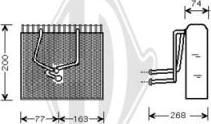 Diederichs DCV1108 - Випарник, кондиціонер avtolavka.club