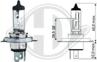 Diederichs LID10024 - Лампа розжарювання, основна фара avtolavka.club