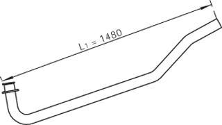 Dinex 47267 - Труба вихлопного газу avtolavka.club