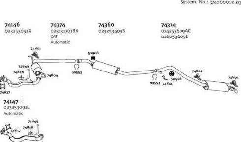 Dinex 374000012_03 - Система випуску ОГ avtolavka.club