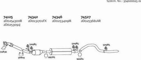 Dinex 374000023_01 - Система випуску ОГ avtolavka.club