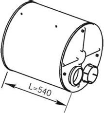 Dinex 21496 - Середній глушник вихлопних газів avtolavka.club