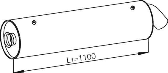 Dinex 21454 - Глушник вихлопних газів кінцевий avtolavka.club