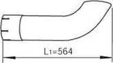 Dinex 21743 - Труба вихлопного газу avtolavka.club