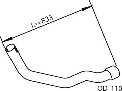 Dinex 28219 - Труба вихлопного газу avtolavka.club