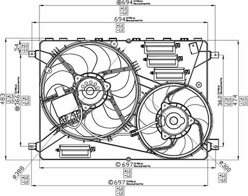 DOGA EVO022 - Вентилятор, охолодження двигуна avtolavka.club