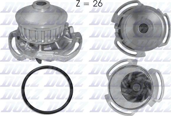 DOLZ A159 - Водяний насос avtolavka.club