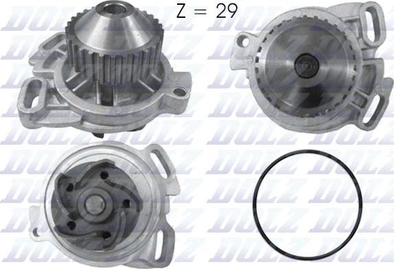 DOLZ A158 - Водяний насос avtolavka.club