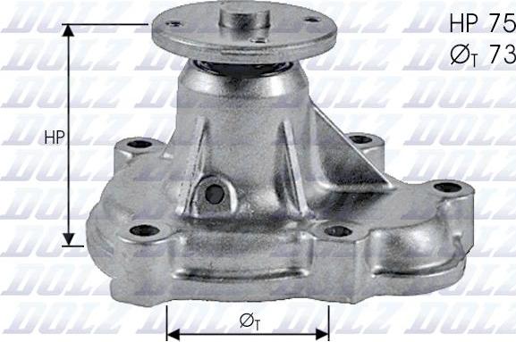 DOLZ O143 - Водяний насос avtolavka.club