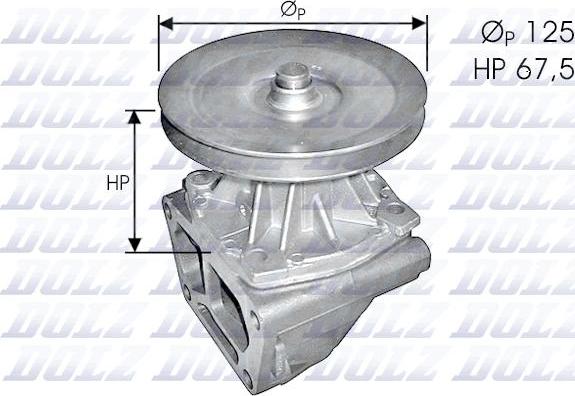 DOLZ S124 - Водяний насос avtolavka.club