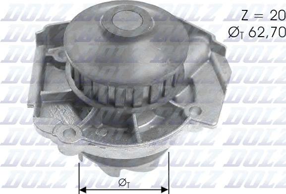 DOLZ S361 - Водяний насос avtolavka.club