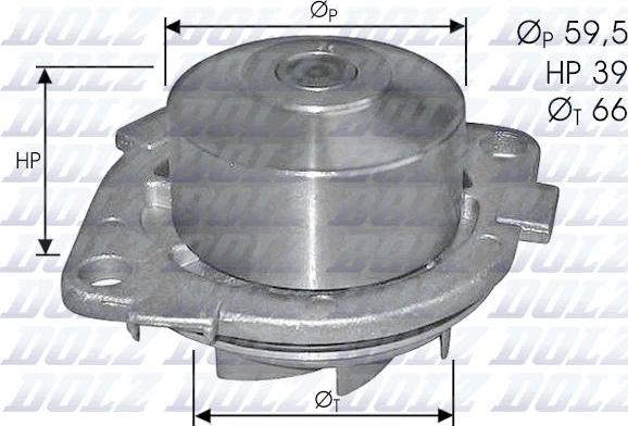 DOLZ S211 - Водяний насос avtolavka.club