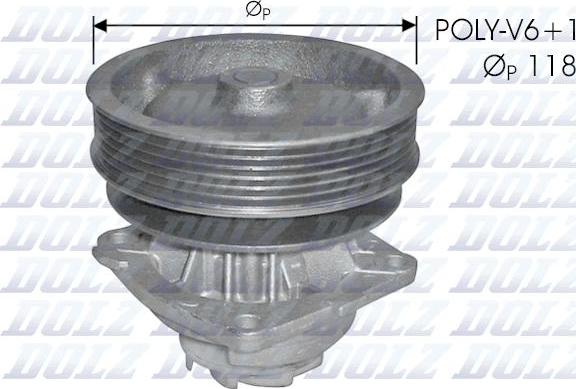 DOLZ S224 - Водяний насос avtolavka.club