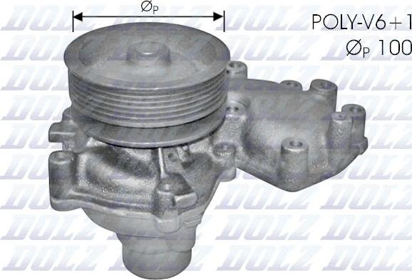 DOLZ S227 - Водяний насос avtolavka.club