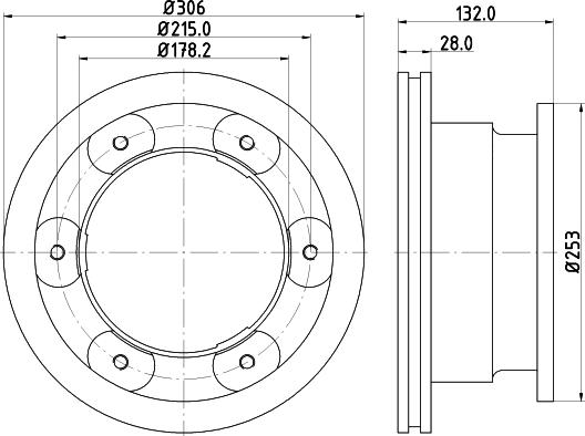 FTE BS7267 - Гальмівний диск avtolavka.club