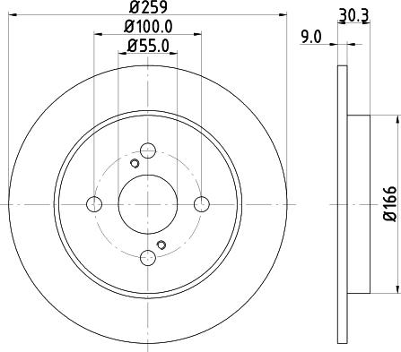 DON PCD14912 - Гальмівний диск avtolavka.club